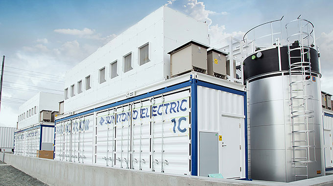 Sumitomo and SDG&E's 2MW/8MWh redox flow battery system. Credit Sumitomo